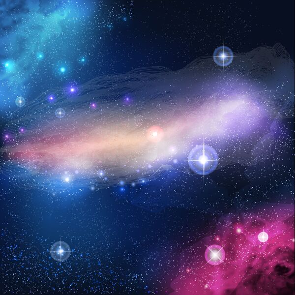 星斑宇宙背景图片