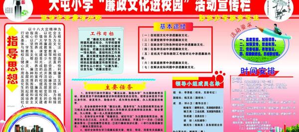 小學(xué)展板圖片
