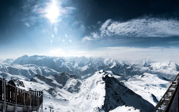 雪山風(fēng)景