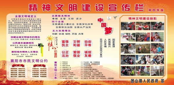 精神文明建設(shè)宣傳欄