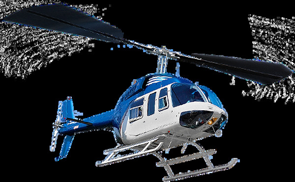 蓝色飞行军用直升机免抠png透明图层素材