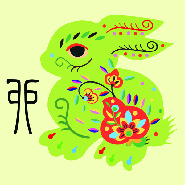 十二生肖兔圖片