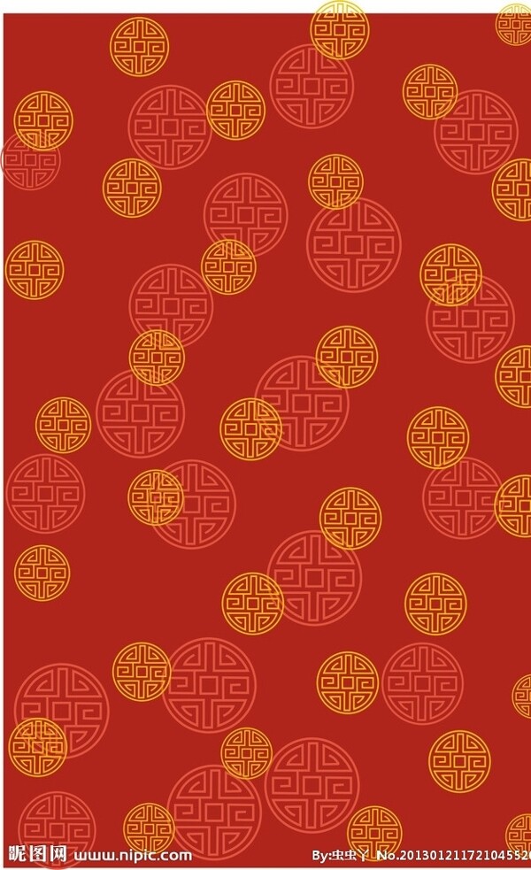 傳統(tǒng)底紋圓紋圖片