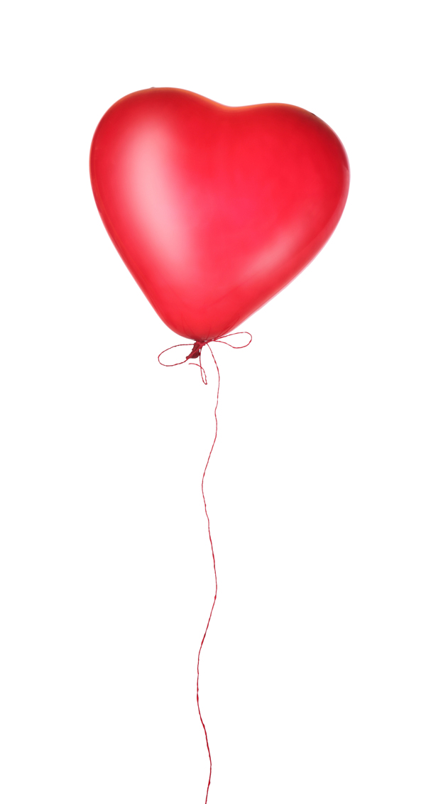爱心气球图片