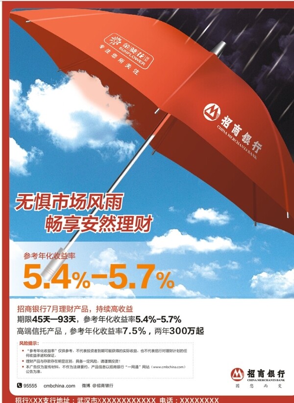 理財(cái)單張圖片