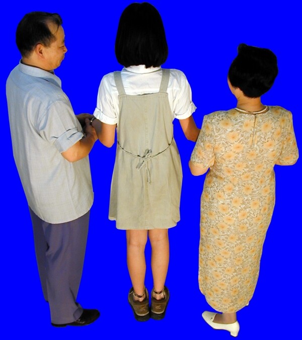 人物素材俯視