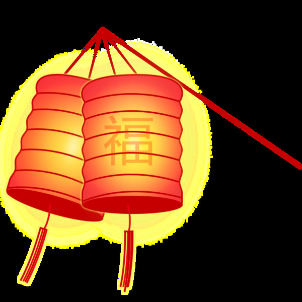 元宵节灯笼元素设计