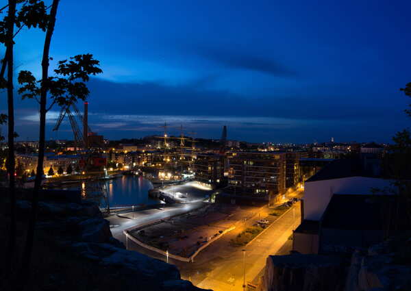 芬兰图尔库城市风景