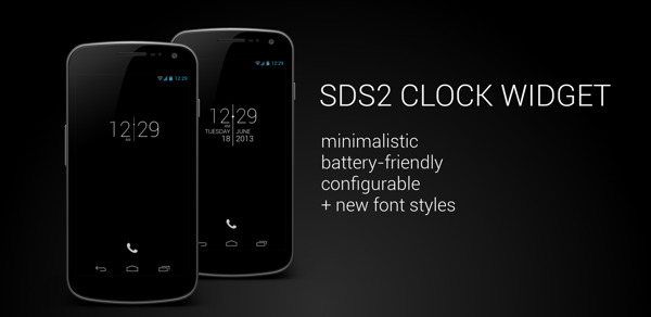 SDS时钟纯黑色