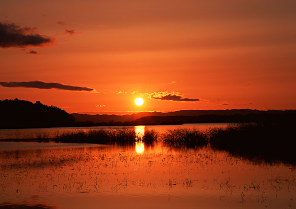 夕陽圖片