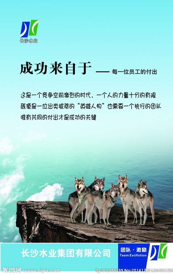 成功来自于团队激励执行力领导力图片