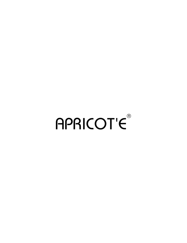 apricotelogo设计欣赏apricote服装品牌标志下载标志设计欣赏