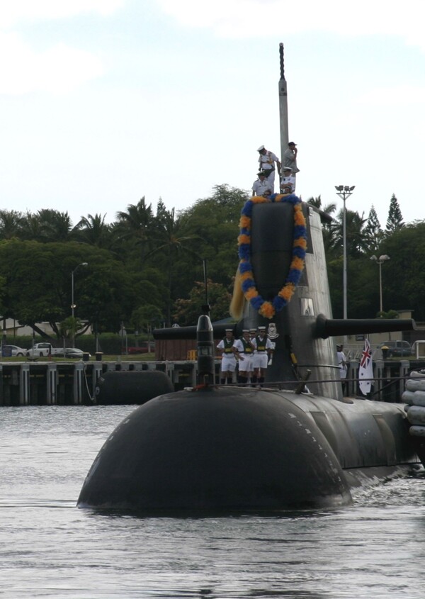 柯林斯级潜艇图片