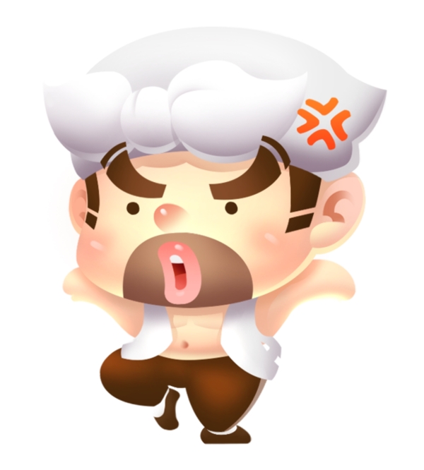 原創(chuàng)插畫Q版農(nóng)民
