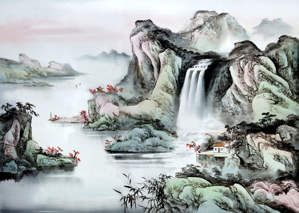 開運(yùn)山水畫免費(fèi)下載風(fēng)景畫