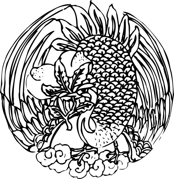 印花矢量圖動(dòng)物色彩花紋民族免費(fèi)素材
