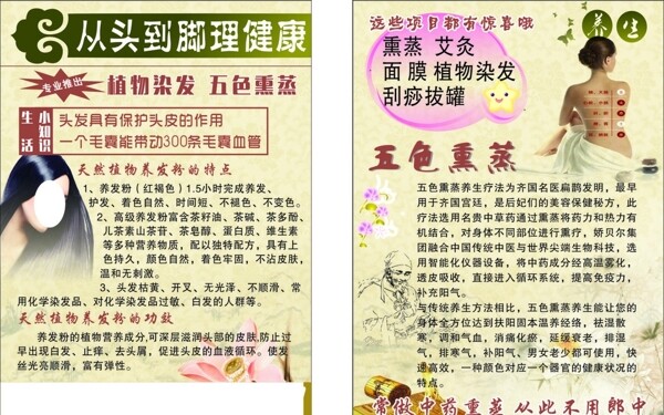 五色熏蒸單頁