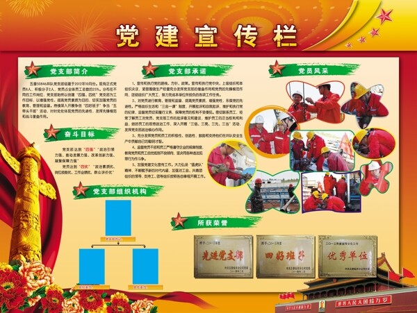 黨建宣傳欄圖片