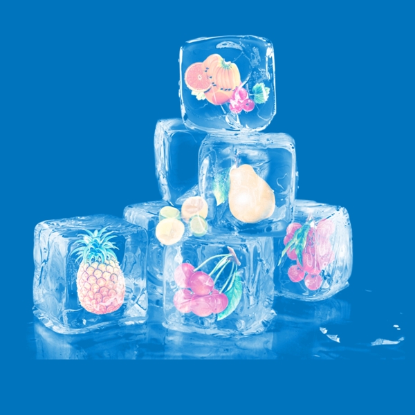 冰雕水果