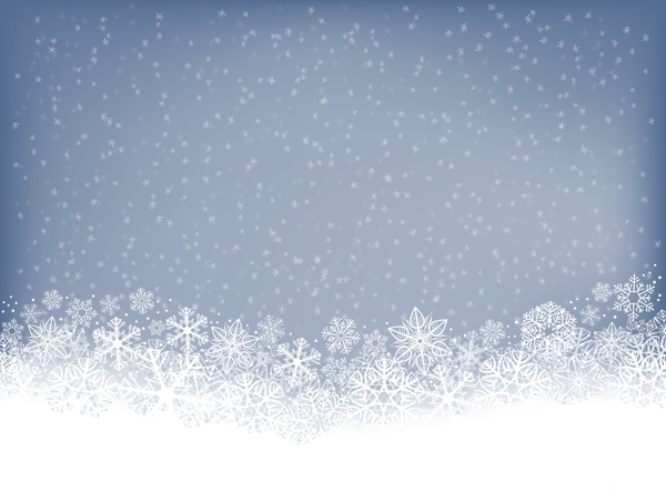圣誕節(jié)雪花背景矢量集07