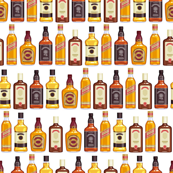 威士忌酒瓶背景图片