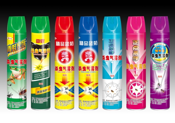 氣霧殺蟲(chóng)劑包裝圖片