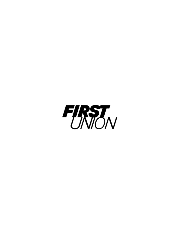 FirstUnion1logo设计欣赏FirstUnion1金融机构LOGO下载标志设计欣赏