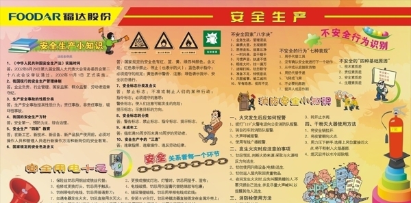 企業(yè)安全生產(chǎn)欄看板圖片