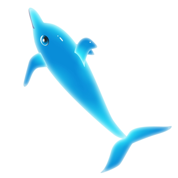 大海蓝色海豚