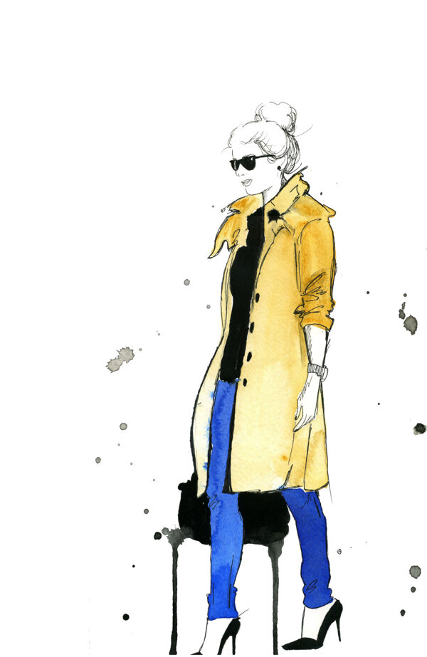 時(shí)尚女裝設(shè)計(jì)圖
