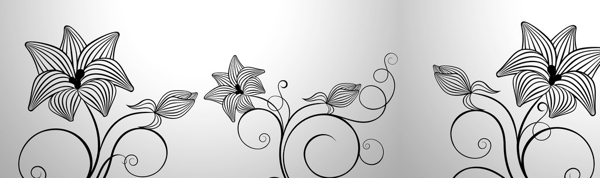 花卉抽象裝飾畫(huà)圖片