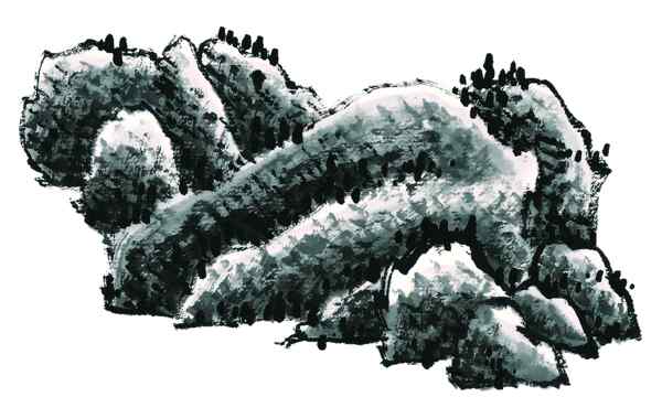 水墨山水畫圖片