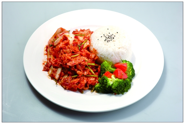 韓式燒烤肉飯圖片