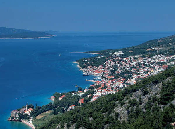 克罗地亚海岸风景图片