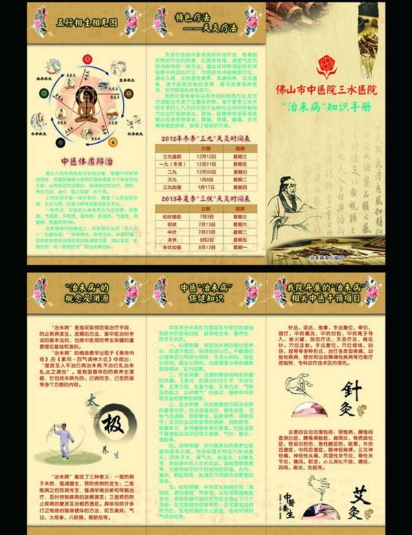 中醫(yī)宣傳手冊(cè)