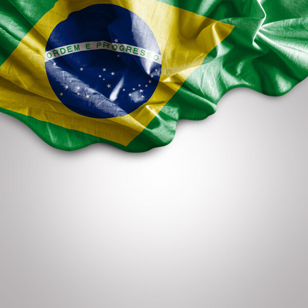 巴西足球旗帜图片