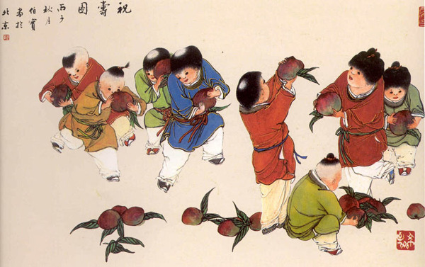 百子圖15圖片