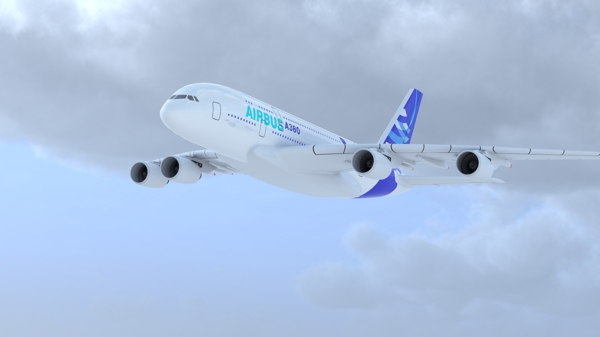 下载空中客车A380真正的大小和精确的尺寸