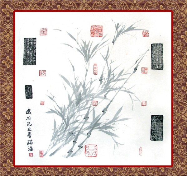 國畫花草