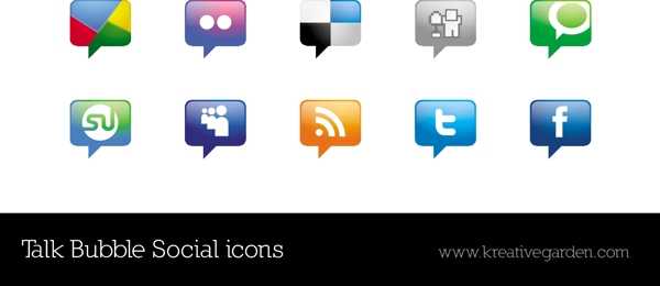 10有吸引力的社交媒体图标设置对话框