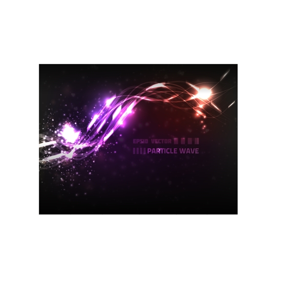 矢量動(dòng)感炫光璀璨流線背景