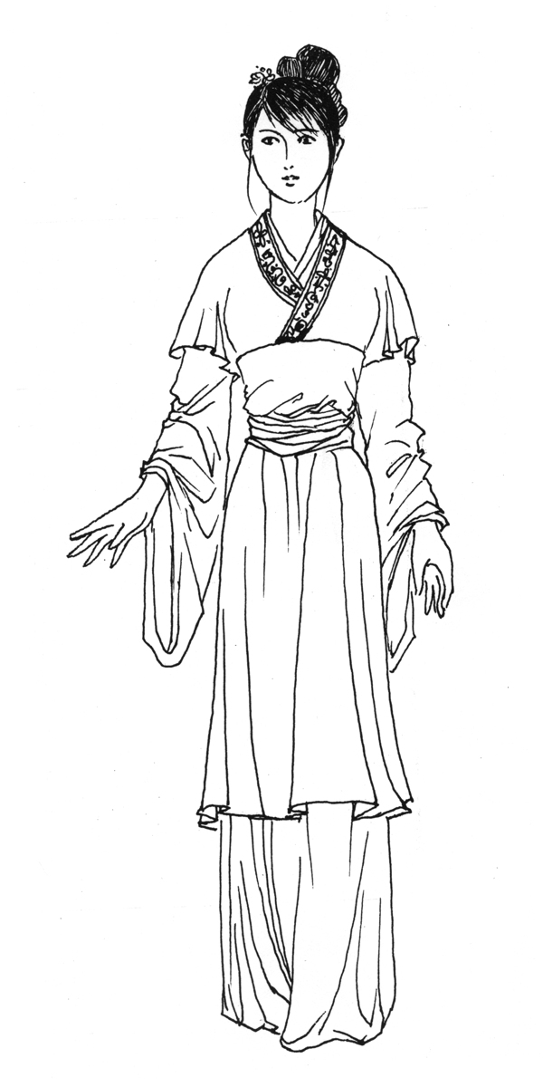 人物白描圖片