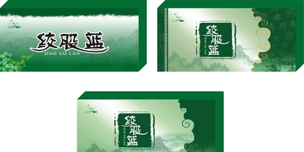绞股蓝茶盒系列图片