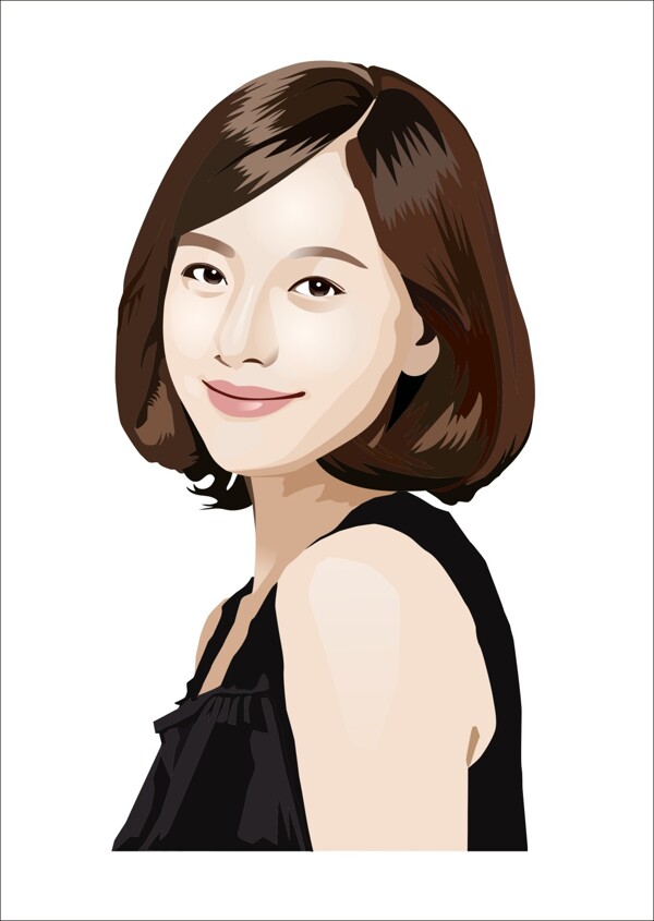 美女矢量