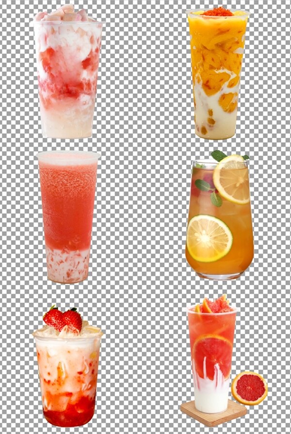 夏日饮品果汁冷饮图片