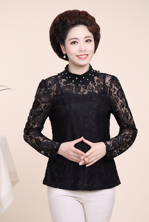 女裝媽媽裝淘寶女裝婦女裝圖片