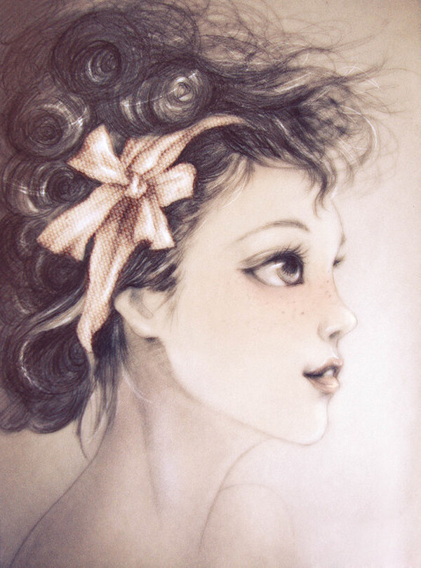 位圖插畫時尚插畫人物插畫藝術(shù)效果免費素材