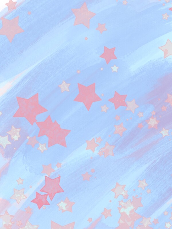 梦幻可爱星星蓝色背景图片