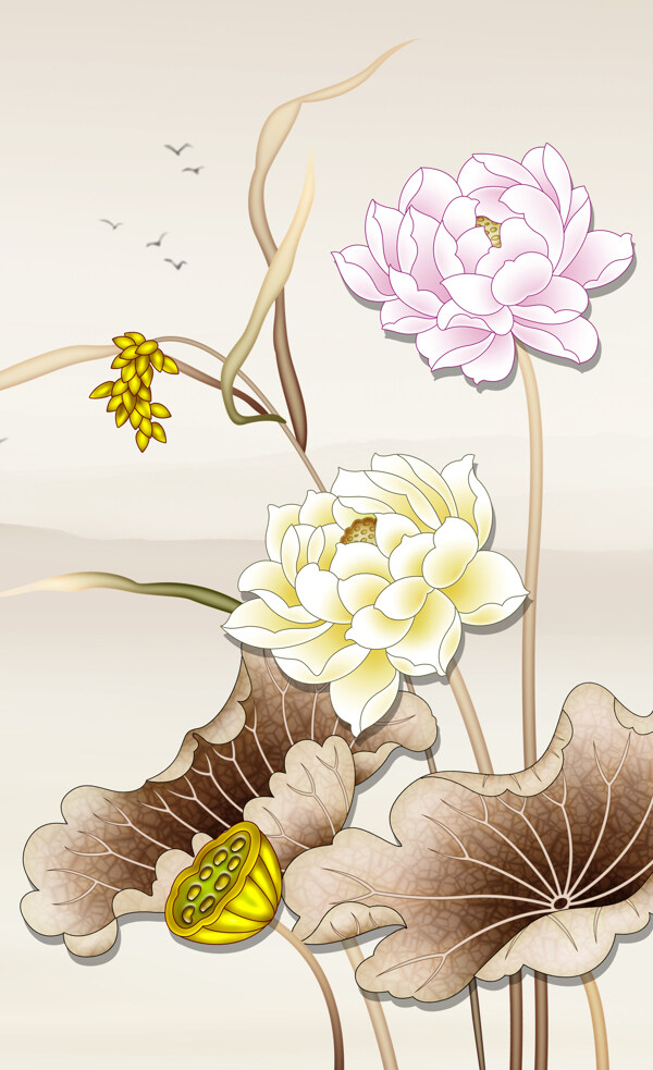 裝飾花卉背景墻