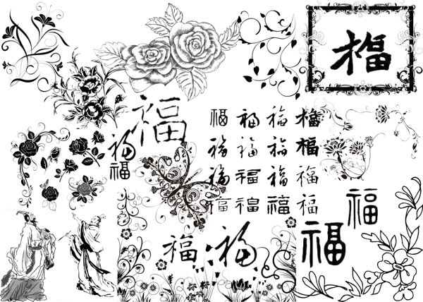 黑白素材圖片